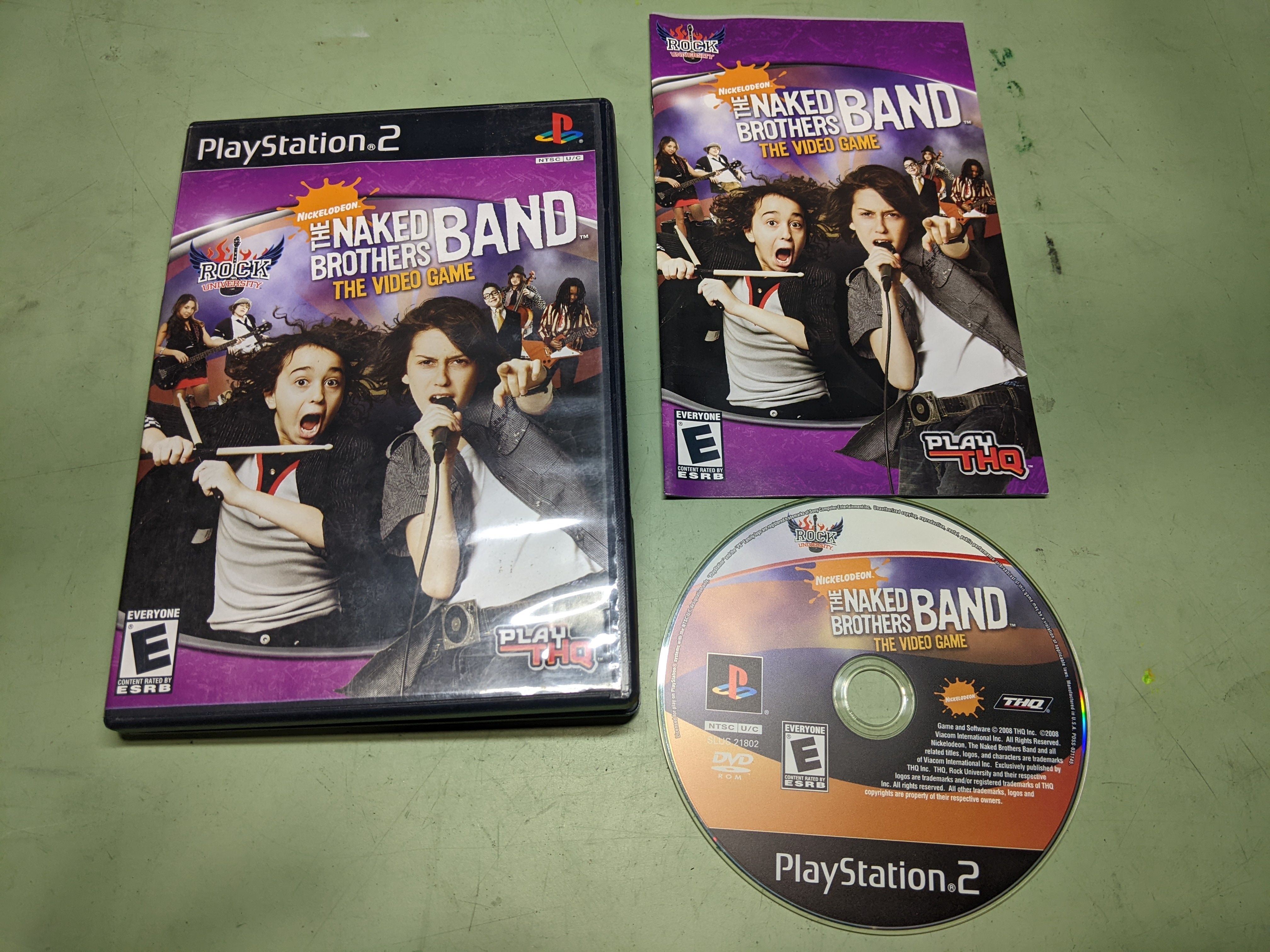 The Naked Brothers Band Sony PlayStation 2 Complete in Box