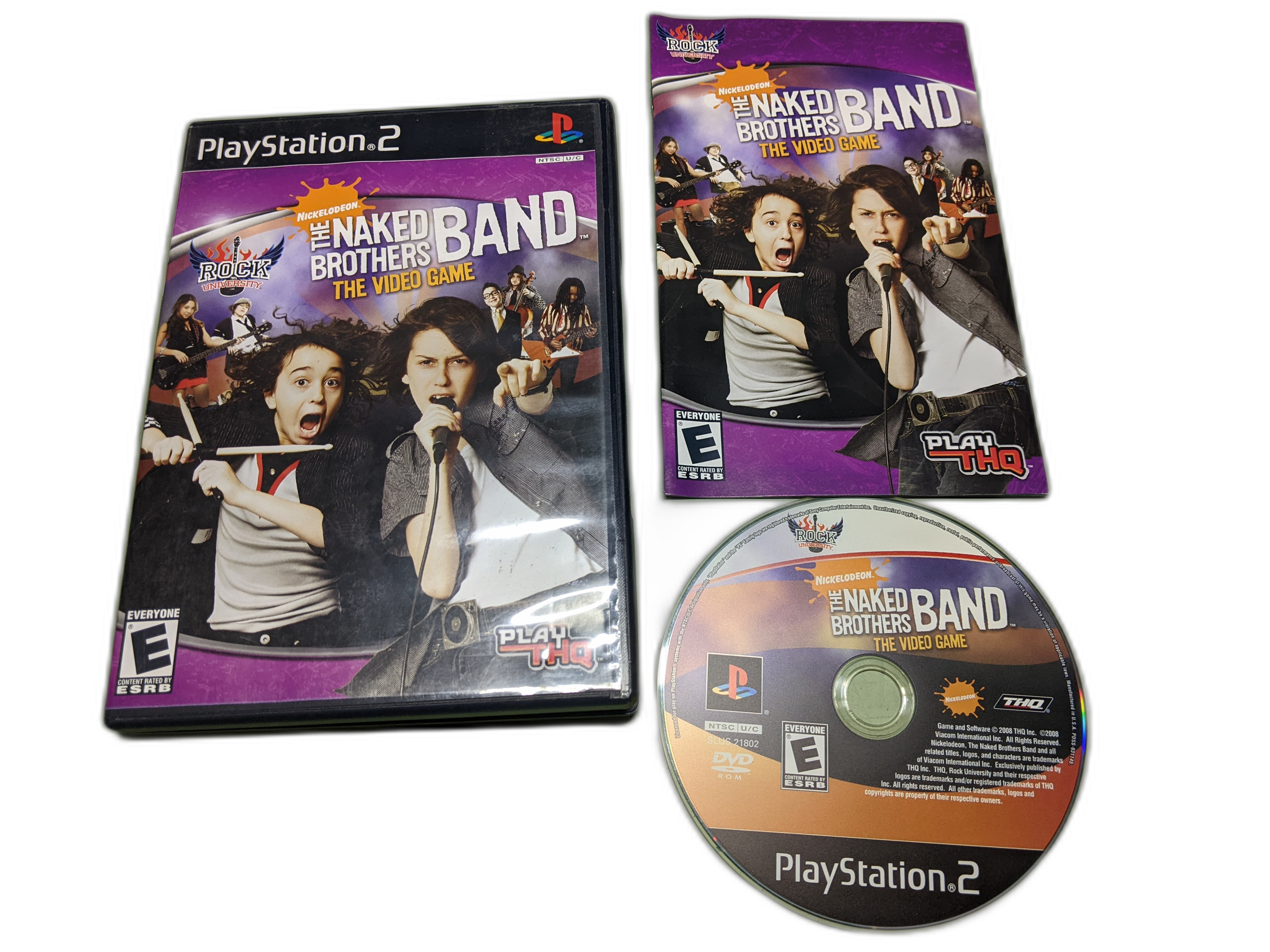 The Naked Brothers Band Sony PlayStation 2 Complete in Box