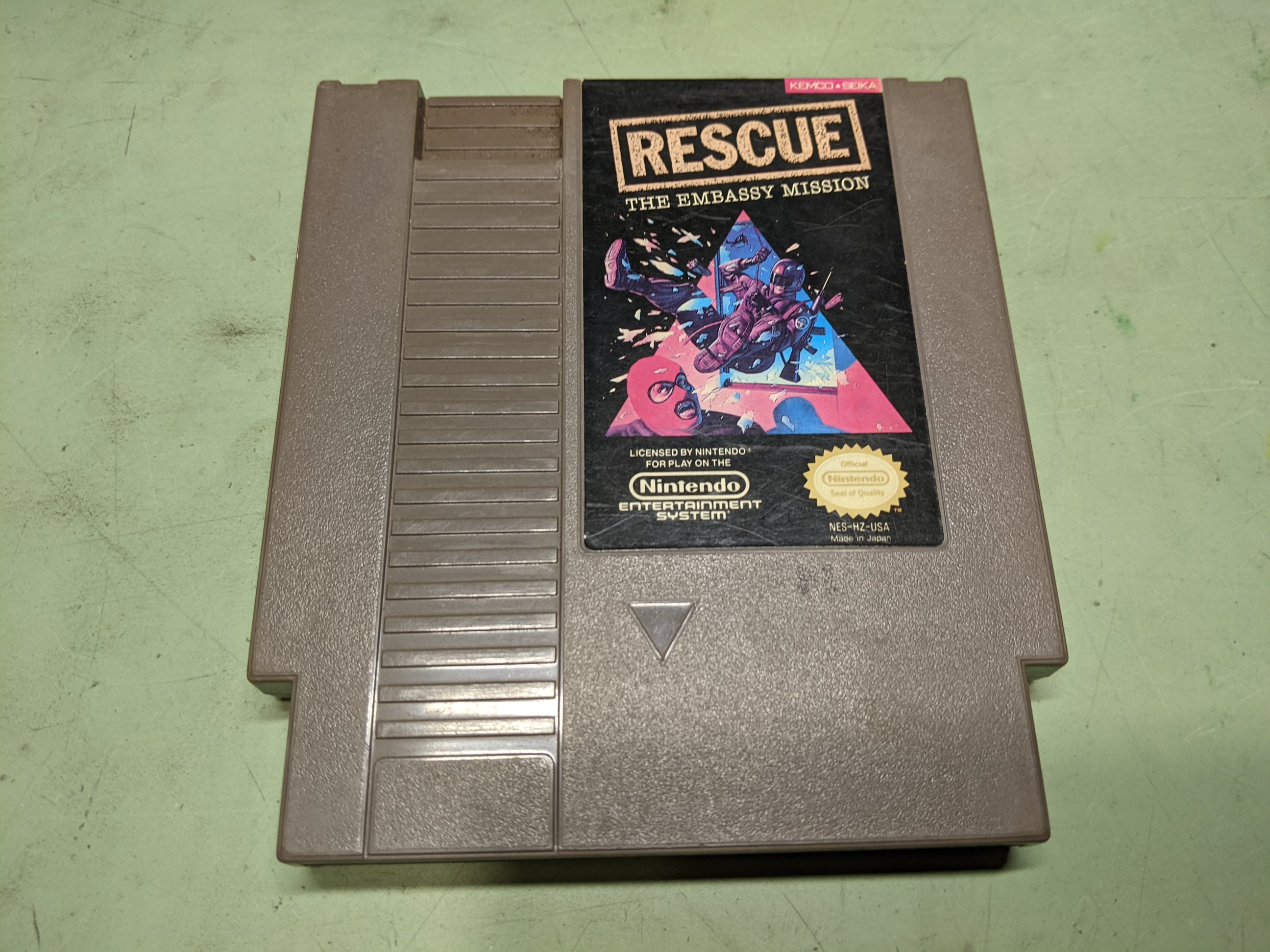 Rescue the Embassy Mission solo cartuccia Nintendo NES - Foto 1 di 4