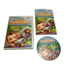 Super Monkey Ball Banana Blitz Nintendo Wii Complete in Box