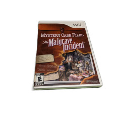 Mystery Case Files: The Malgrave Incident Nintendo Wii Complete in Box Sealed