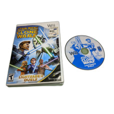 Star Wars Clone Wars Lightsaber Duels Nintendo Wii Disk and Case