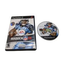 Madden NFL 2008 Sony PlayStation 2 Disk and Case