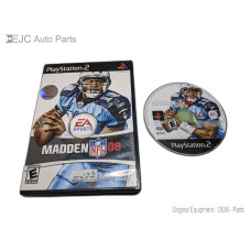 Madden NFL 2008 Sony PlayStation 2 Disk and Case