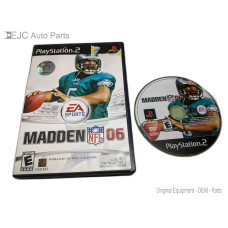 Madden NFL 2006 Sony PlayStation 2 Disk and Case