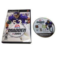 Madden NFL 2005 Sony PlayStation 2 Disk and Case