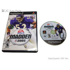 Madden NFL 2005 Sony PlayStation 2 Disk and Case