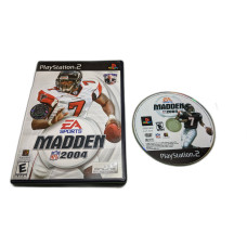 Madden NFL 2004 Sony PlayStation 2 Disk and Case