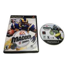 Madden NFL 2003 Sony PlayStation 2 Disk and Case