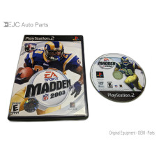 Madden NFL 2003 Sony PlayStation 2 Disk and Case