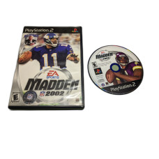 Madden NFL 2002 Sony PlayStation 2 Disk and Case