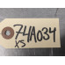 74A034 Piston and Connecting Rod Standard For 05-14 Volkswagen Jetta  2.5 07K105401G