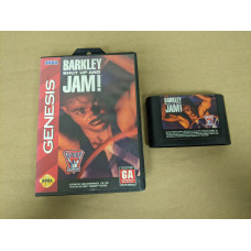 Barkley Shut Up and Jam Sega Genesis Cartridge and Case