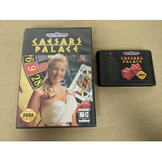 Caesar's Palace Sega Genesis Cartridge and Case