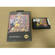 Deadly Moves Sega Genesis Cartridge and Case