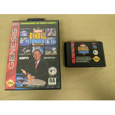 ESPN Baseball Tonight Sega Genesis Cartridge and Case