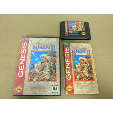 Genghis Khan II Clan of the Gray Wolf Sega Genesis Complete in Box