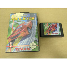 Hard Drivin Sega Genesis Cartridge and Case