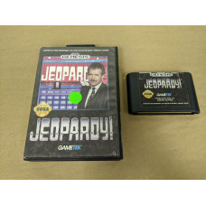 Jeopardy Sega Genesis Cartridge and Case