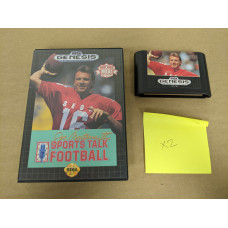 Joe Montana II Sports Talk Football Sega Genesis Cartridge and Case