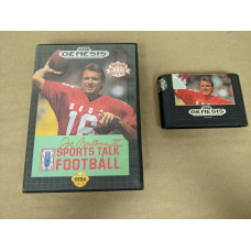 Joe Montana II Sports Talk Football Sega Genesis Cartridge and Case