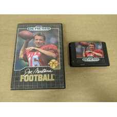 Joe Montana Football Sega Genesis Cartridge and Case