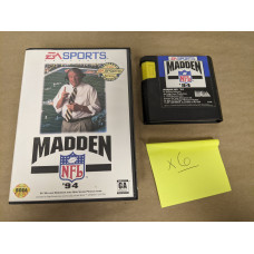 Madden NFL '94 Sega Genesis Cartridge and Case