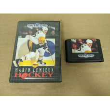 Mario Lemieux Hockey Sega Genesis Cartridge and Case