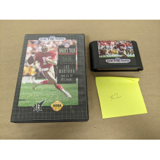 Sports Talk Football '93 Starring Joe Montana Sega Genesis Complete in Box