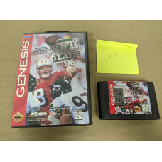 NFL Quarterback Club 96 Sega Genesis Cartridge and Case