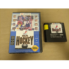 NHLPA Hockey '93 Sega Genesis Cartridge and Case