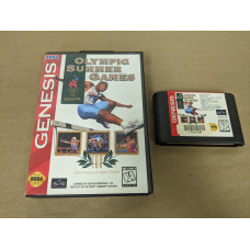 Olympic Summer Games Atlanta 96 Sega Genesis Cartridge and Case