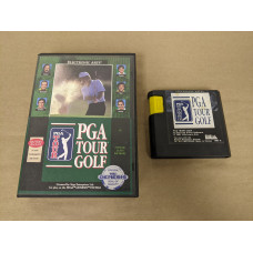 PGA Tour Golf Sega Genesis Cartridge and Case