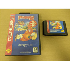 Puggsy Sega Genesis Cartridge and Case