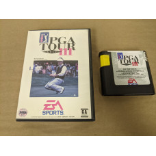 PGA Tour Golf 3 Sega Genesis Cartridge and Case