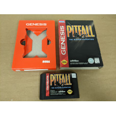 Pitfall Mayan Adventure [Cardboard Box] Sega Genesis Cartridge and Case