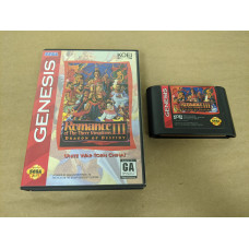 Romance of the Three Kingdoms III Dragon of Destiny Sega Genesis