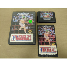 Sports Talk Baseball Sega Genesis Complete in Box