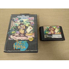 Taz-Mania Sega Genesis Cartridge and Case