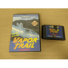 Vapor Trail: Hyper Offence Formation Sega Genesis Cartridge and Case