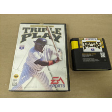 Triple Play Gold Sega Genesis Cartridge and Case
