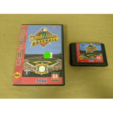 World Series Baseball Sega Genesis Cartridge and Case