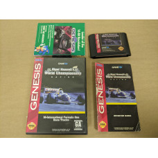 Nigel Mansell's World Championship Racing Sega Genesis Complete in Box