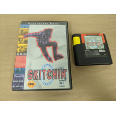 Skitchin Sega Genesis Cartridge and Case