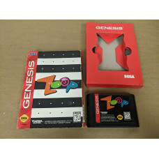 Zoop Sega Genesis Cartridge and Case