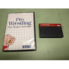 Pro Wrestling Sega Master System Cartridge and Case