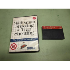 Marksman Shooting and Trap Shooting Sega Master System Cartridge and Case