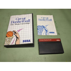 Great Basketball Sega Master System Complete in Box
