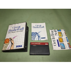 Great Basketball Sega Master System Complete in Box