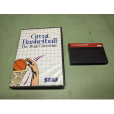 Great Basketball Sega Master System Cartridge and Case